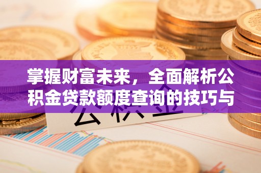 开江掌握财富未来，全面解析公积金贷款额度查询的技巧与策略