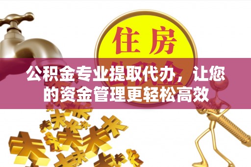 开江公积金专业提取代办，让您的资金管理更轻松高效