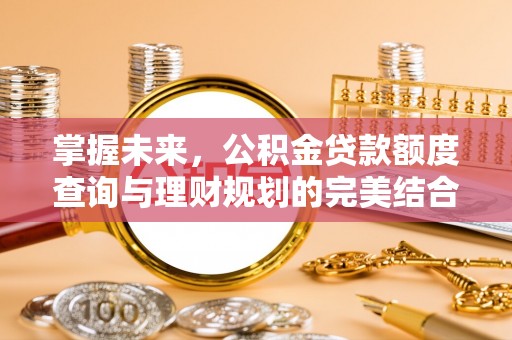 开江掌握未来，公积金贷款额度查询与理财规划的完美结合