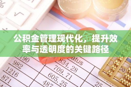 开江公积金管理现代化，提升效率与透明度的关键路径